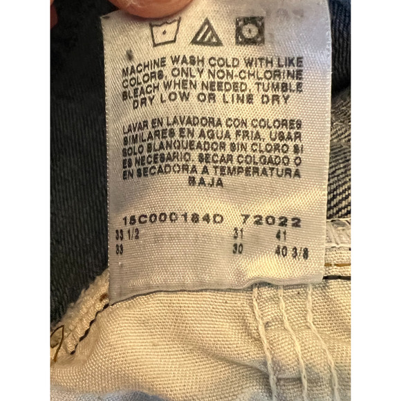 Vintage Lee Jeans Mens Size 31"  Blue Straight Leg Regular Fit PVC Tag MR Logo - Picture 12 of 14